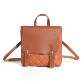 Women Small Backpack PU Leather Shoulder Bag Casual Daypack