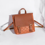 Women Small Backpack PU Leather Shoulder Bag Casual Daypack
