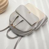 Women Leather Backpack Casual Travel Bagpack School Bags