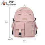 Canvas Backpack Large Capacity High School Book Bag