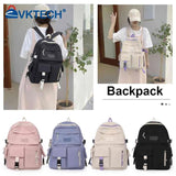 Canvas Backpack Large Capacity Student Hit Laptop Bag