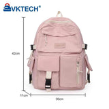 Canvas Backpack Large Capacity Student Hit Laptop Bag