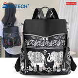 Vintage Ethnic Backpack for College Girl