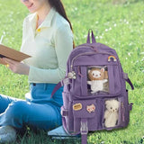 Adjustable Straps Backpack with Pockets for School