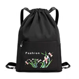 Women Embroidered Print Backpack Waterproof Bag