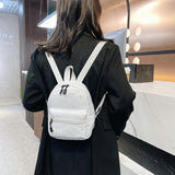 Nylon Mini Backpack Preppy Style School Travel Bags for Teen Girls