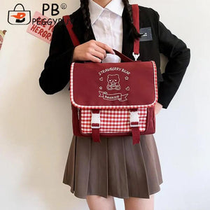 Japanese Nylon Student School Bag Softback for Daughter