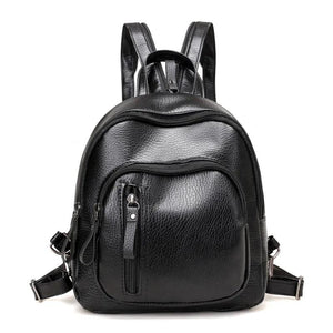 Lady Small PU Leather Backpack