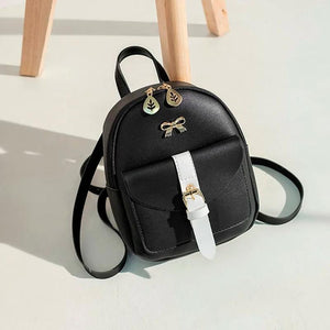 Women's Mini Backpack PU Leather Backpack School Bags for Girls