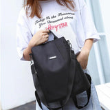 Women's Anti-Theft Backpack Waterproof School Bags for Teenage Girl