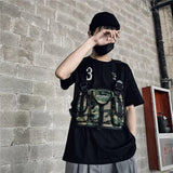 Unisex Streetwear Vest Bag Waistcoat Pack Hip Hop Style
