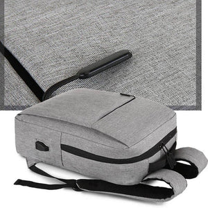 Men's USB Rechargeable Laptop Backpack Anti Theft Business Bag