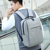 Men's USB Rechargeable Laptop Backpack Anti Theft Business Bag