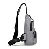 Men Shoulder Bag USB Charge Anti Theft Security Waterproof Travel Man Crossbody