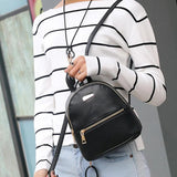 Double Back Mini Girl Backpack Large Capacity Small Casual Mochila