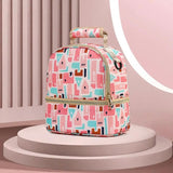 Mummy Bag Baby Food Backpack Double Layer Feeding Bottle Backpack