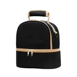 Mummy Bag Baby Food Backpack Double Layer Feeding Bottle Backpack