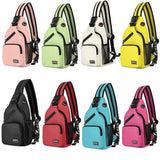 Canvas Chest Bag Multifunctional Sling Messenger Sports Backpack