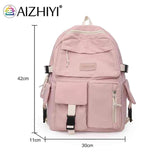 Canvas Backpack Large Capacity Student Hit Laptop School Bag