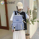 Canvas Backpack Large Capacity Student Hit Laptop School Bag