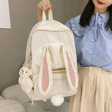 Large Capacity Backpacks with Bear Pockets School Bags for Teen Girls