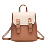 Waterproof Mini Women Backpack Girl Hit Leather School Bag Shoulder Bag