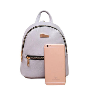 Mini Leather Backpack School Rucksack Women Shoulder Satchel Travel Bags