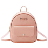 Litchi Pattern Women Bags PU Female Bag Small Backpack