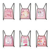Strawberry Milk Backpack Drawstring Bag Women Lolita Girls Harajuku Kawaii