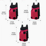 Adjustable Pet Front Cat Dog Carrier Backpack Travel Bag Legs Out Easy-Fit