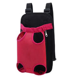 Adjustable Pet Front Cat Dog Carrier Backpack Travel Bag Legs Out Easy-Fit