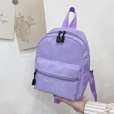 Nylon Mini Women Backpack Small School Bag Casual Rucksack for Teen Girls