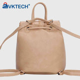 Straw Beach Shoulder Backpack Summer Woven Leather Purse
