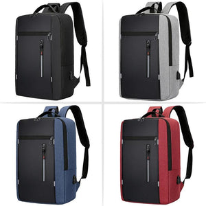 Men Stylish Backpack USB Charging School Backpack 15.6 Inch Laptop
