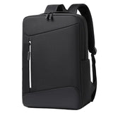 Men Backpack Waterproof Business Laptop Reflective USB Charging Rucksack