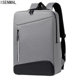Men Backpack Waterproof Business Laptop Reflective USB Charging Rucksack