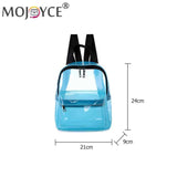Unisex PVC Jelly Backpack for Lady Girls School College Bookbag