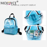 Unisex PVC Jelly Backpack for Lady Girls School College Bookbag