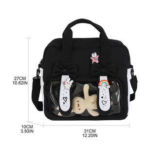 Harajuku School Bag for Teen Girls, Shoulder Daypack