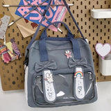 Harajuku School Bag for Teen Girls, Shoulder Daypack
