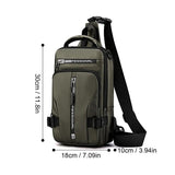 One Shoulder Messenger Bag Waterproof Small Backpack Mochila Fast Drop