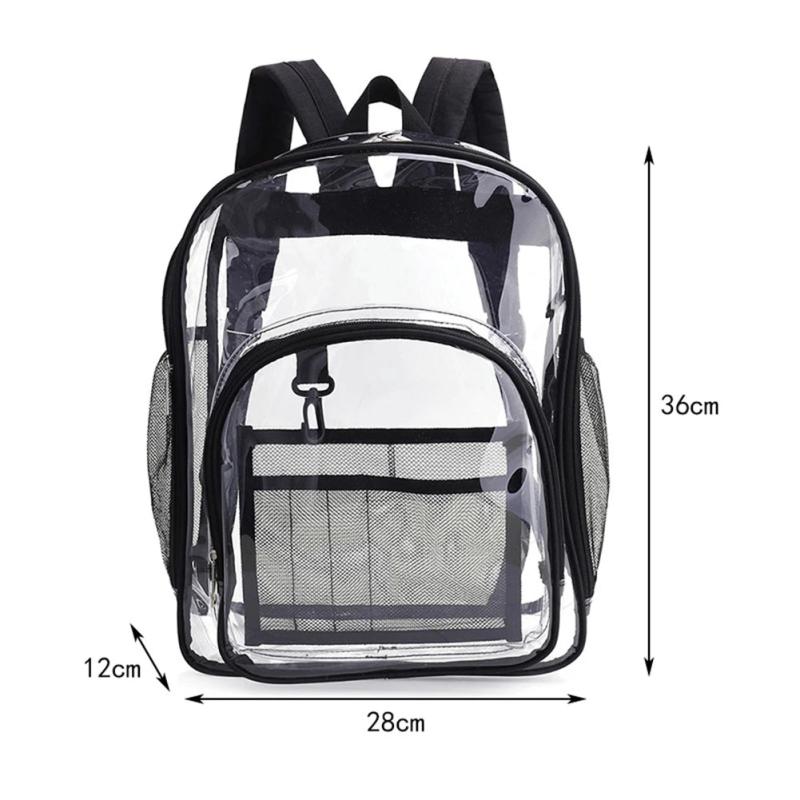 Large Capacity PVC Backpack for Women Students