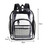 Large Capacity PVC Backpack for Women Students