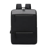 Men's Waterproof USB Backpack Stylish Back Bag 15.6 Laptop Bags