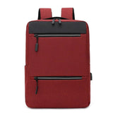 Men's Waterproof USB Backpack Stylish Back Bag 15.6 Laptop Bags