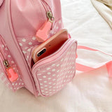 Japanese JK Soft Sister Strawberry Embroidery Backpack