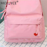 Heart Women Backpack Teenager Girl Travel Shoulder Bag School Rucksack