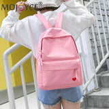 Heart Women Backpack Teenager Girl Travel Shoulder Bag School Rucksack