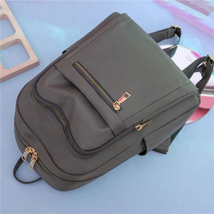 Women's Oxford Backpack Shoulder Bag Schoolbag Rucksack