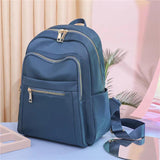 Women's Oxford Backpack Shoulder Bag Schoolbag Rucksack